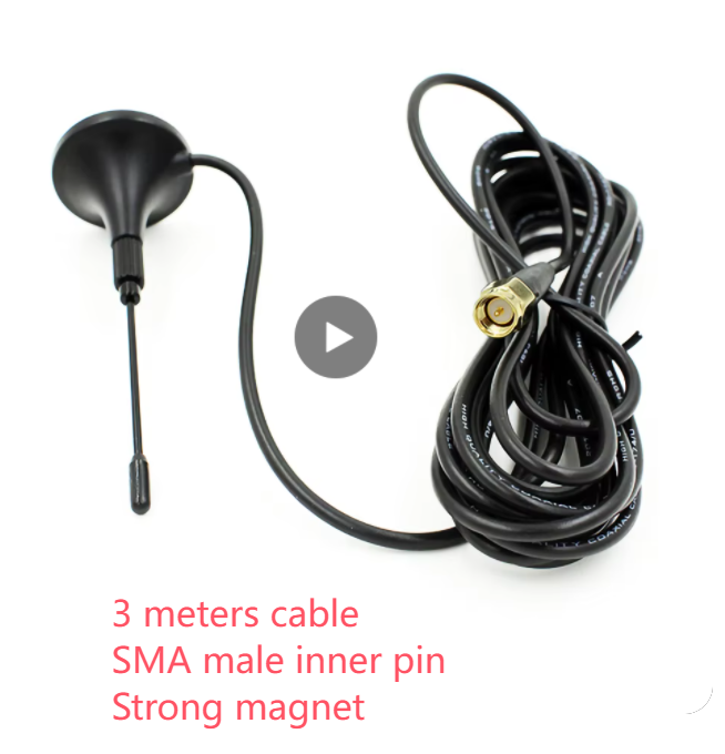 Gsm gprs 3g antenn, extern magnet antenn: Default Title
