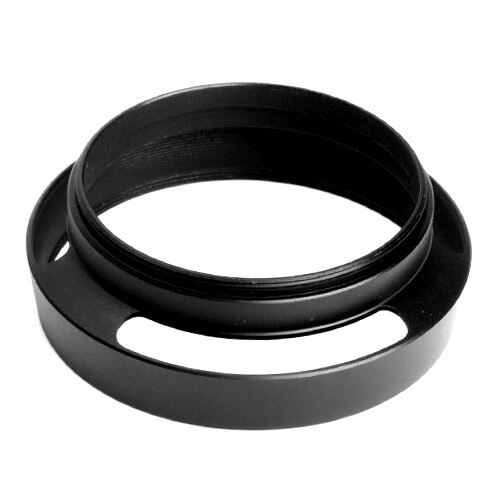 1set 49mm hood +lens cap Black Metal camera lens Hood for SONY RX1 / RX1R micro single E24 / E35 lens hood