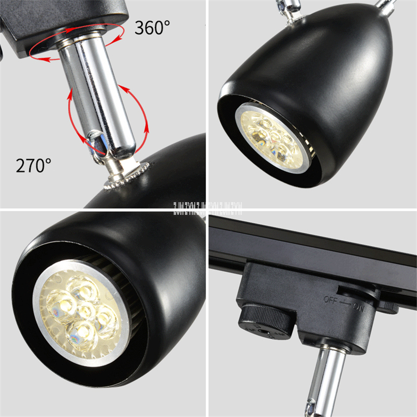 SM1828 mur magasin de vêtements Led piste lumière lampe réception commerciale fleur boutique arrière-plan suivi spot 220 V/85-260 V