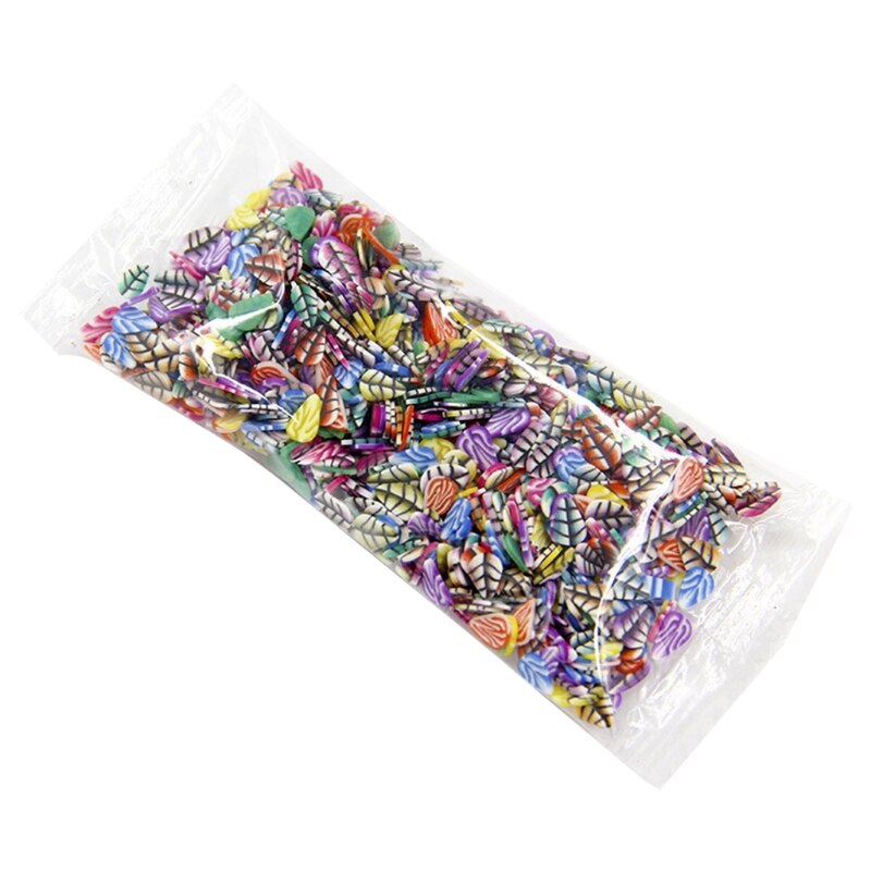 1000 Teile/paket Ton Harz Füllungen Handwerk Obst Blatt Blumen Muster Bunte Mixed Füllstoff für DIY Epoxy Harz Schmuck Nail art dezember: 10