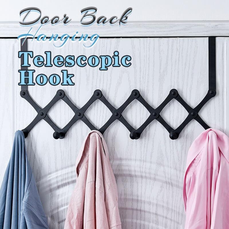 Deur Terug Opknoping Telescopische Haak Telescopische Opvouwbare Haak Kleerhanger Diamant-Vormige Deur Terug Muur Opknoping Kapstok Handtas