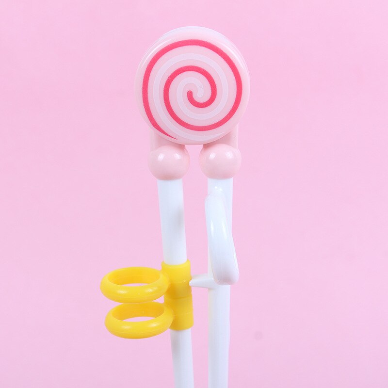 Cute Chopsticks for Kids Cartoon Learning ChopSticks Reusable Finger Positioning Training Chopsticks Children Tableware Set: D