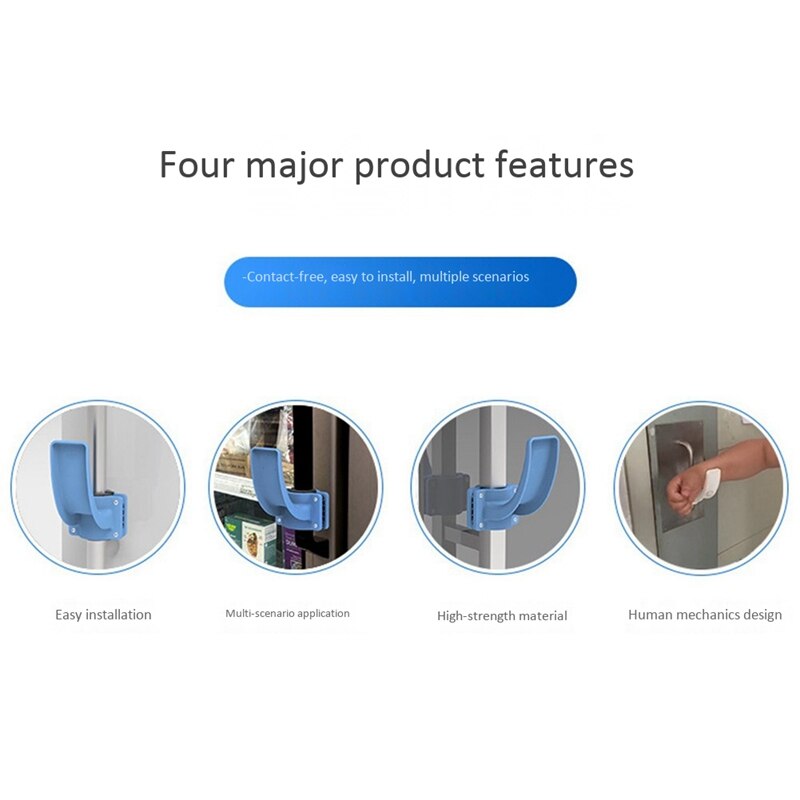 Contact Free Door Opener Sanitary Non-Contact Tool Hands Free Safe and Durable Door Opener Spherical Door Opener