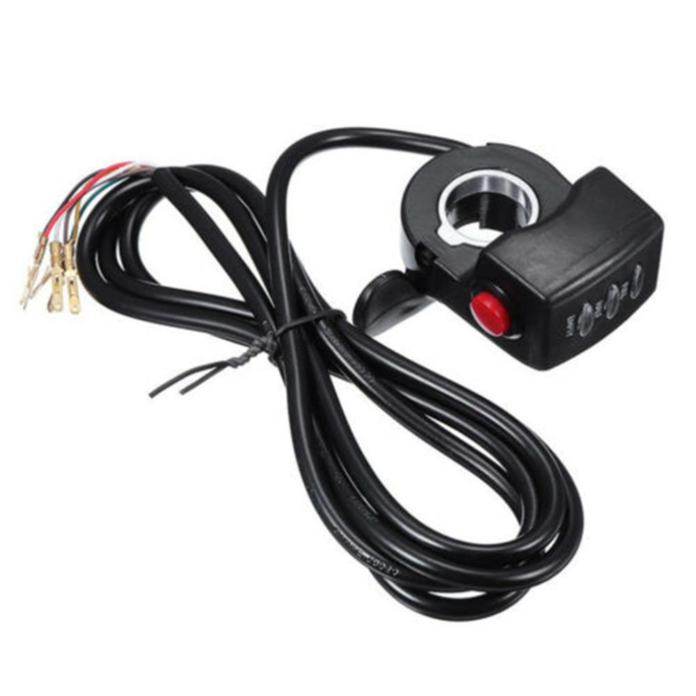 Twist Duim Gasklephuis Voor E-Bike Elektrische Fiets Scooter Led Meter 6 Draden Hoge Prestaties Grote Betrouwbaarheid