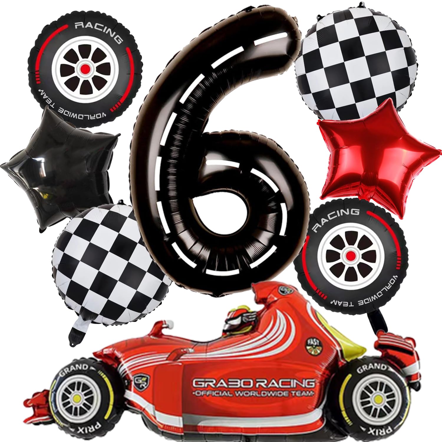 Checkered Disposable Tableware Plates Cups Napkins Racing Car Birthday Party Decorations Race Track Tablecloth Boy Party Favors