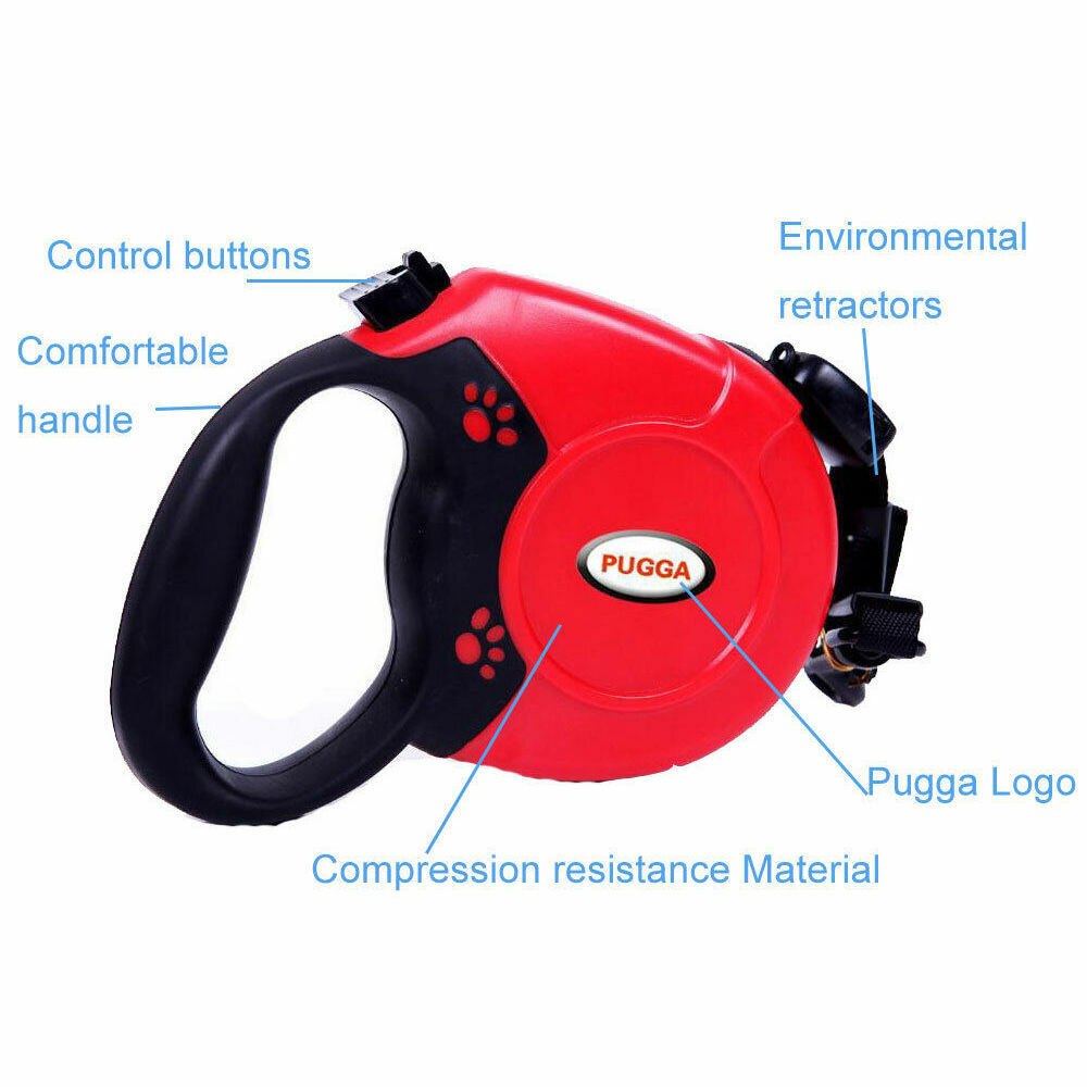 5m/8m max 50kg lijn hondenriem riem riem touw riem intrekbaar automatisch hond huisdierbenodigdheden