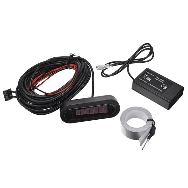 Auto LED electromagnético coche Sensor de estacionamiento marcha atrás sistema de Sensor de respaldo reverso alarma coche accesorio conjunto