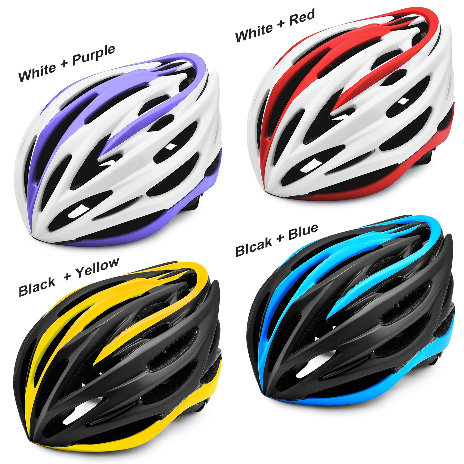 Lichtgewicht Fietshelm Verwijderbare Voering Pad Verstelbare Trail Racing Helm In-Mold Fietsen Fietshelm Fietsen Apparatuur