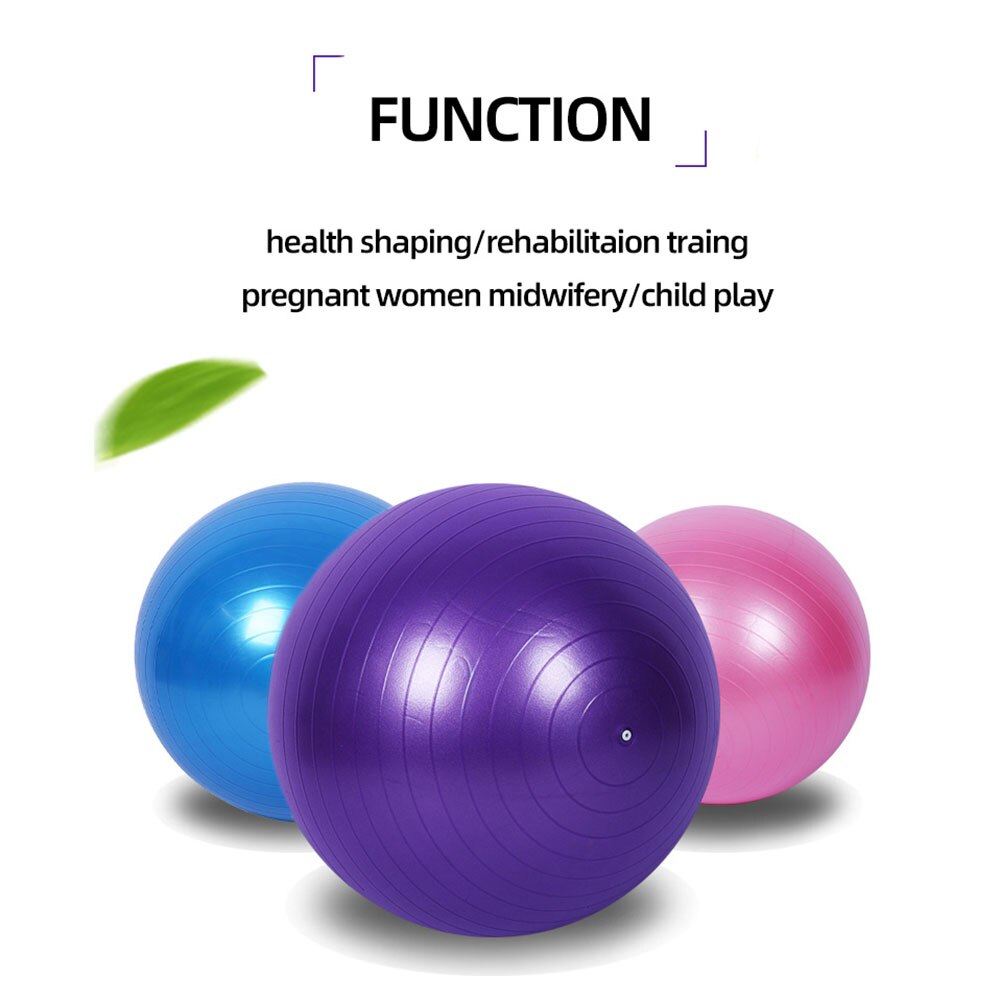 65Cm Pvc Fitness Ballen Yoga Bal Verdikte Explosieveilige Oefening Home Gym Pilates Apparatuur Balance Ball