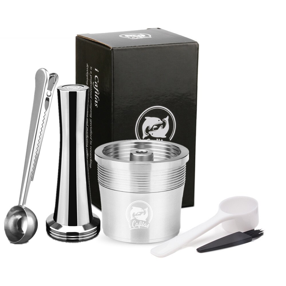 capsula di caffè riutilizzabili in metallo RECAFIMIL con filtro ricaricabile in acciaio inossidabile compatibili con la macchina per caffè Illy: 1C1T1S