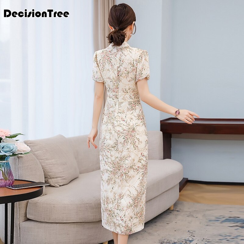 vestido chino Boda China Vestido Mujer cheongsam vestido tradicional chino mujeres qipao para boda cheongsam vestido