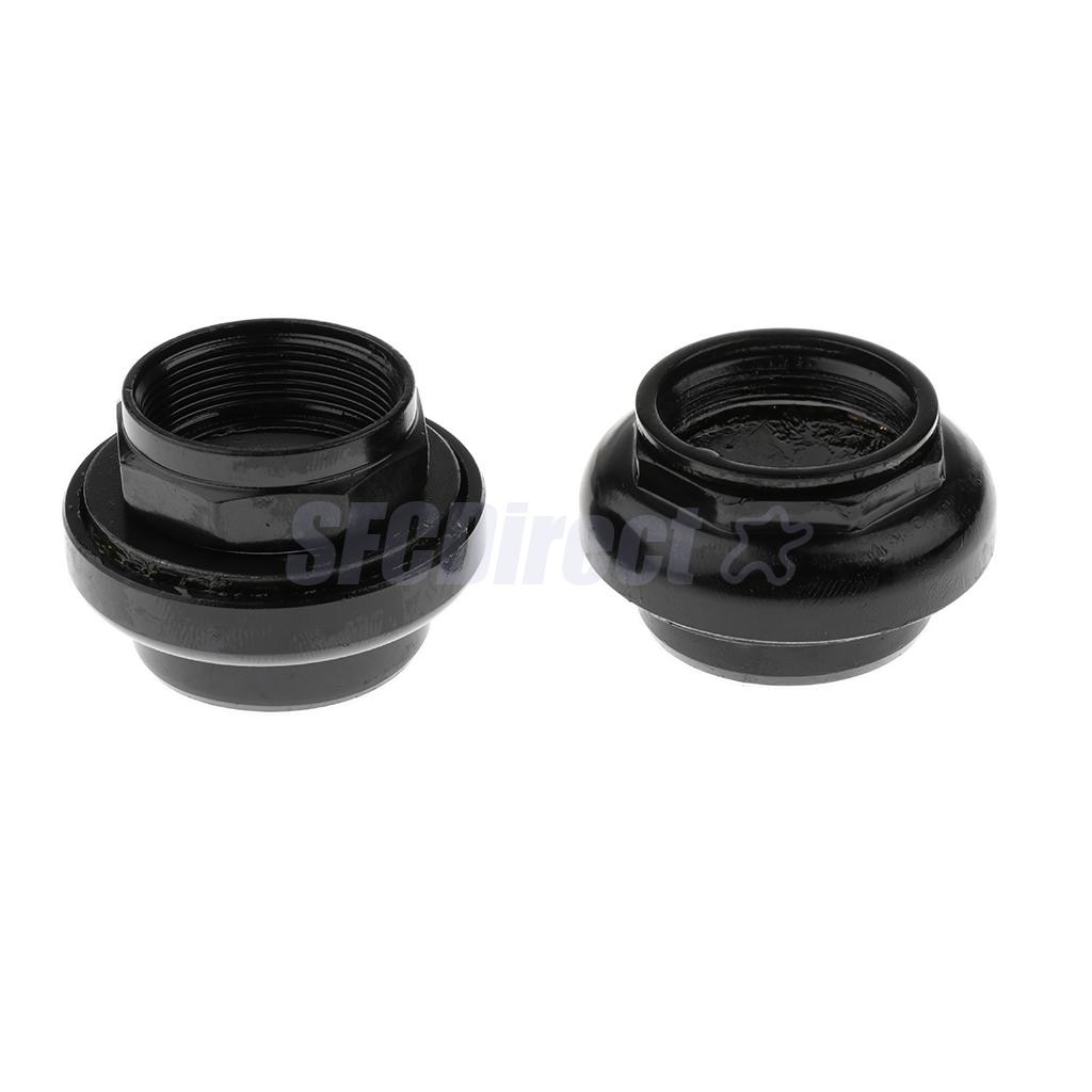 1-Inch Cycling Bicycle Bike Headset Threadless Head Set Bearings Headset Bicycle Parts Black Silver