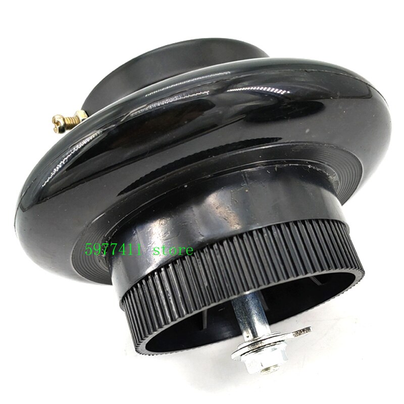 Neumático de poliuretano para patinete eléctrico, rueda delantera o trasera sólida de 6 "y 140mm, con kit de freno de tambor, adecuado para patinete eléctrico pequeño: rear wheel kit