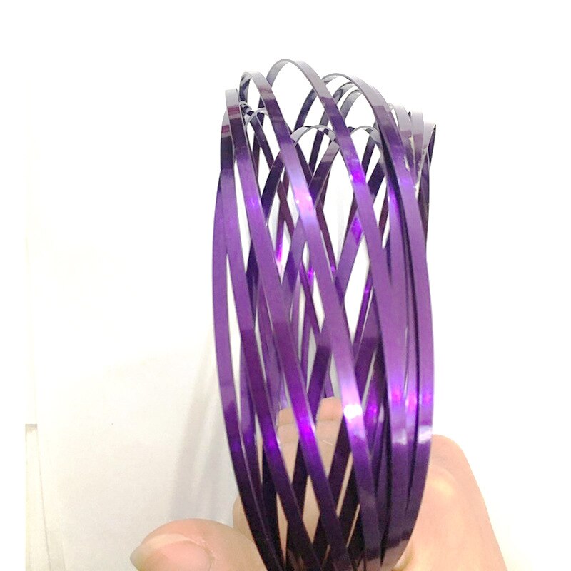 Flow Ring Flow Toy Amazing Magic Ring Toys Kinetic Spring Toy Funny Outdoor Game Intelligent Toy Fidget Adults Families Game: Purple