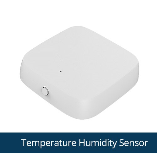 Zemismart Homekit Sensor Kit Tuya Zigbee Hub ZMHK-01 Smart Control PIR Sensor Door Window Sensor Temperature Humidity Sensor: Temp Humidity Sensor