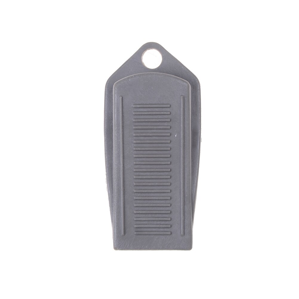 2 stuks wigvormige rubberen deurstoppers, antislip zwarte rubberen deurbuffers