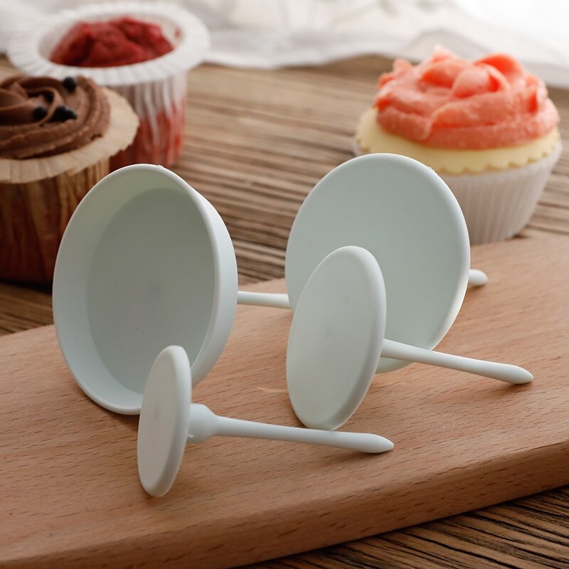 4pcs/set Stainless Steel Piping Nail Ice Cream Cake Decorating Tools Baking Stands Tools DIY Needle Stick Cake Flower Nails^1