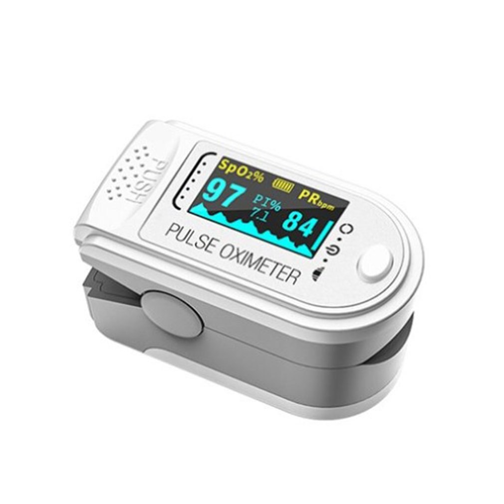 Blood Oxygen Saturation Monitor Finger Pulse Oxygen Heart Rate Meter Portable Finger Clip Pulse Oximeter