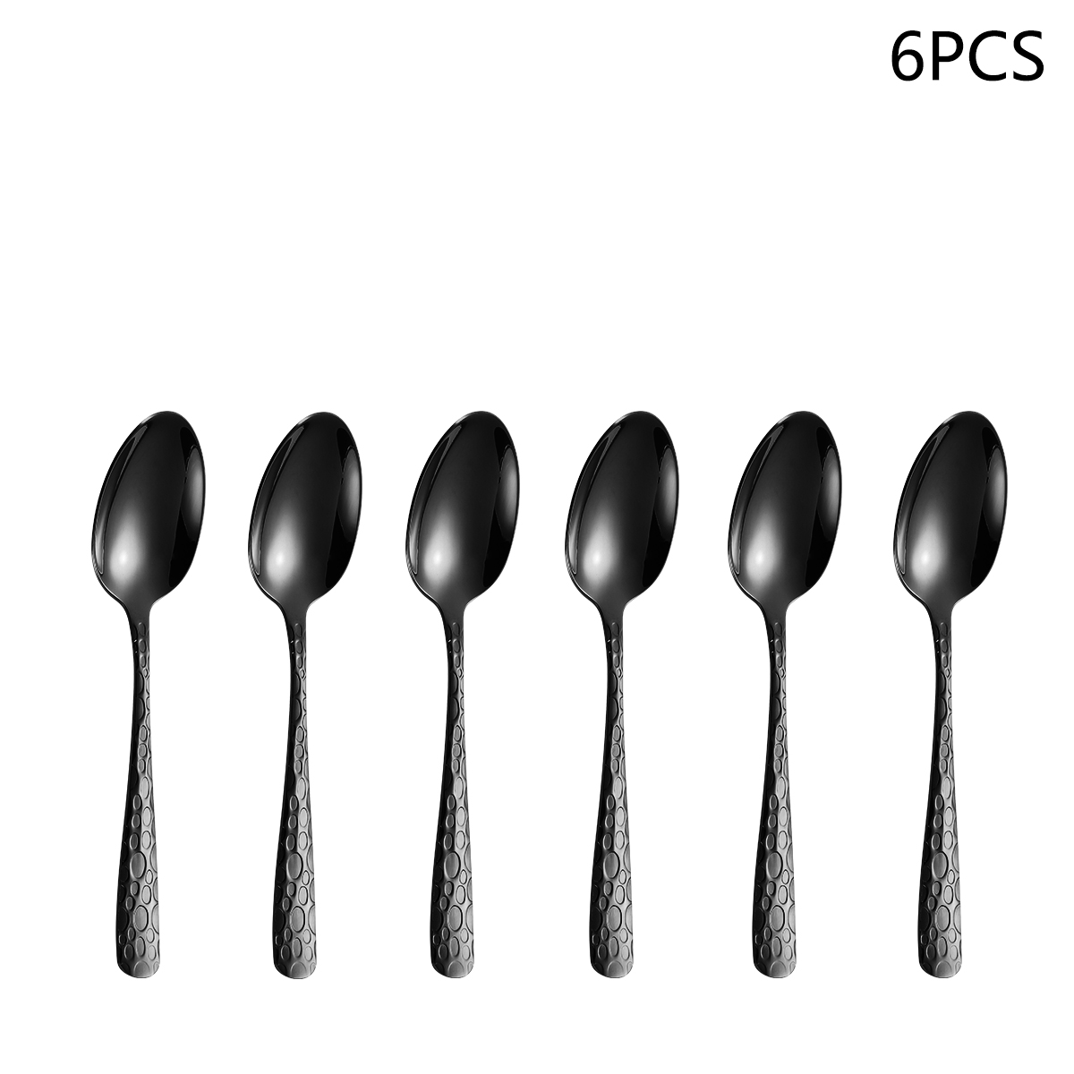 Couverts, couteaux, fourchettes et cuillères en acier inoxydable noir, ustensiles de cuisine pour la maison, vaisselle de dîner de 4/6/16/24 pièces: Bleu