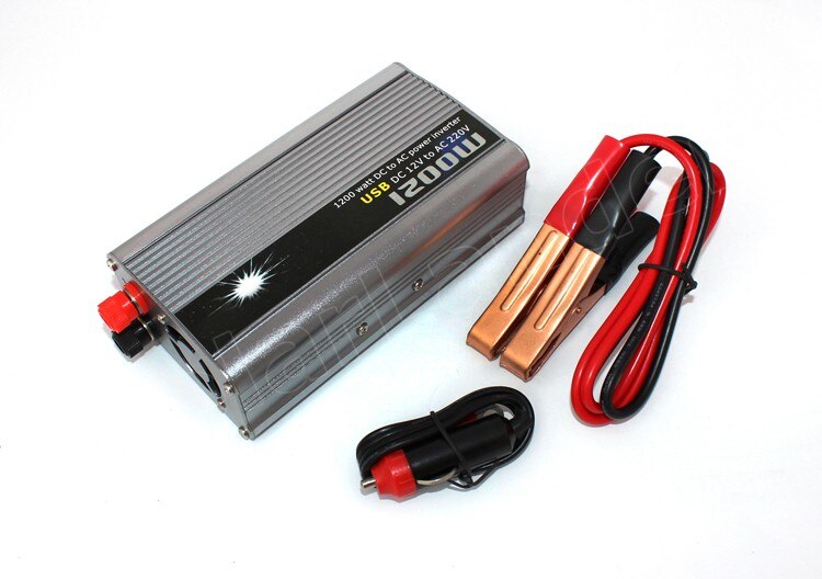 DC 12V to AC 220V Modified Sine Wave car styling 1200W Power supply USB charger Car Inverter Converter