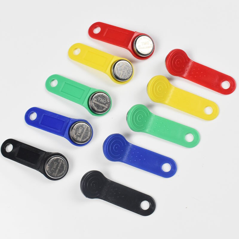 10Pcs Dallas DS1990A DS1990A-F5 Ibutton I-Knop 1990a-F5 Elektronische Sleutel Ib Tag Kaarten Fobs Tm Kaarten