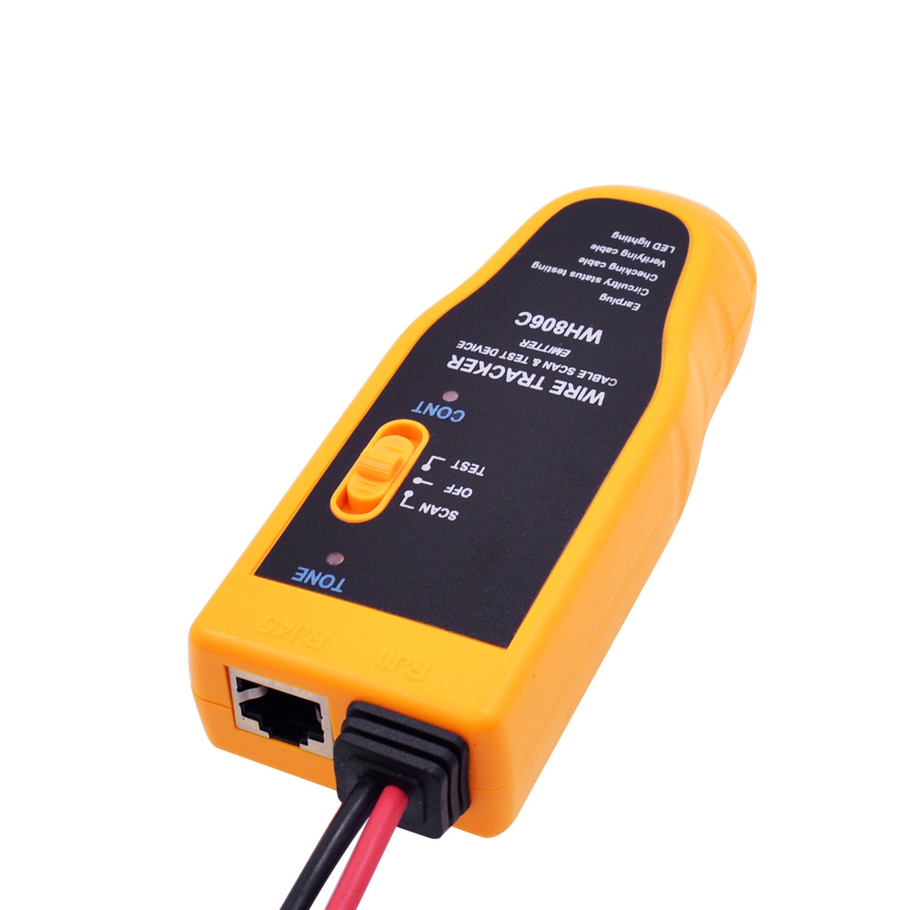 KAIWEETS netzwerktester – RJ45 RJ11 netzwerkkabel tester Telefonkabeltester,netzwerk kabeltester LAN-Kabeltester, geeignet für Kabelverfolgung, Telefonleitungstests und Durchgangsprüfungen