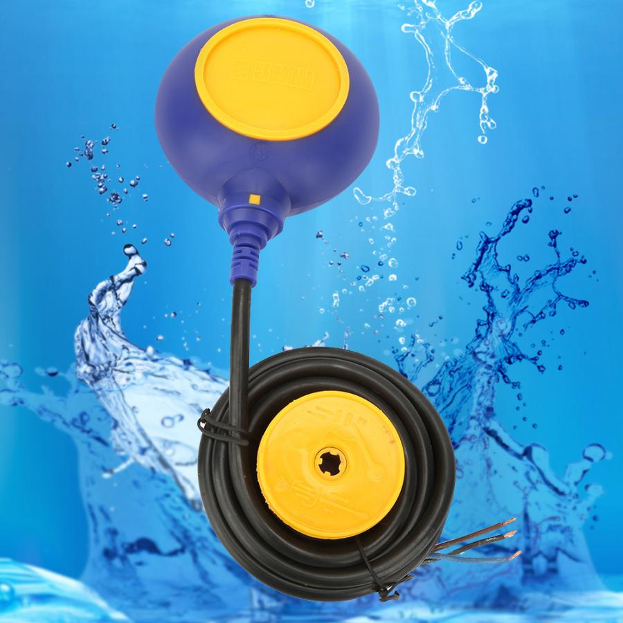 AC 220V Float Switch Water Liquid Level Controller Contactor Sensor with 4 Meters Cable