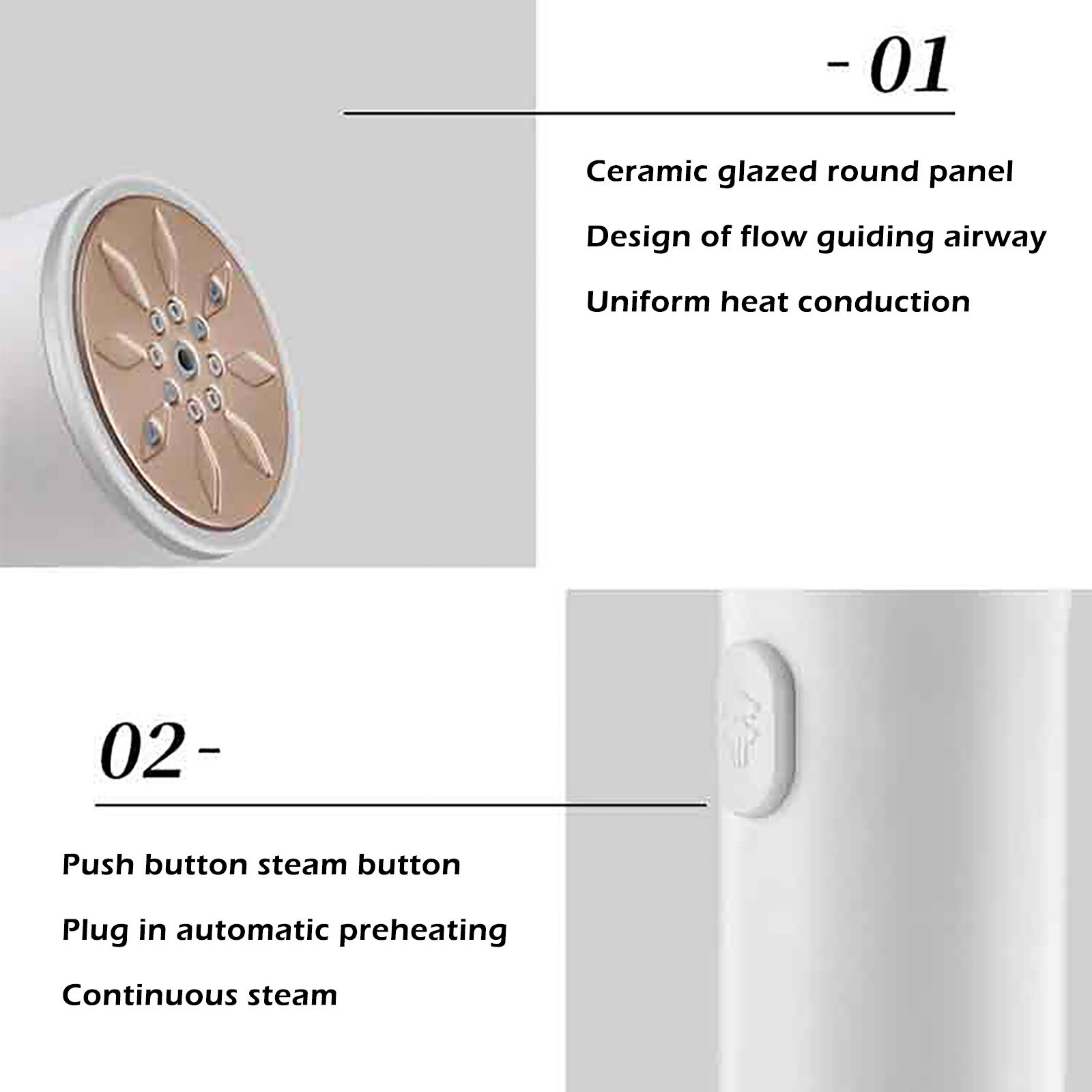 Steam Iron Garment Steamer For Clothes Travel Iron Handheld Hanging Iron Household Folding Portable Ironing Steam Irons#g30