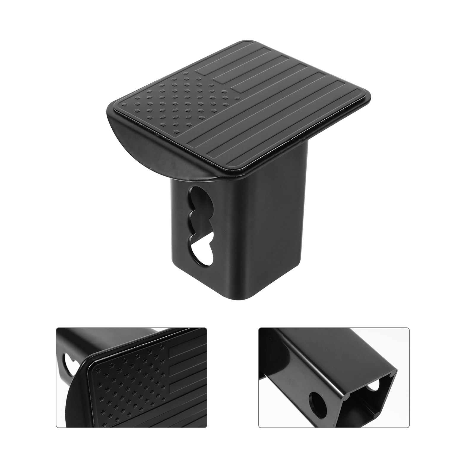 1pc Simple Trailer Hitch Cover Car Hitch Insert Cover Vehicle Parts Hitch Tube Cover Plug Hitch Caps Auto Accessory