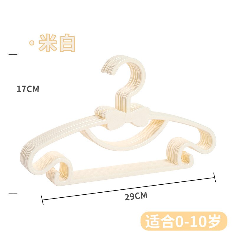5/10/20Pcs Kids Kleerhanger Rekken Draagbare Plastic Display Hangers Winddicht Kinderen Jassen Hanger Baby Kleding organizer