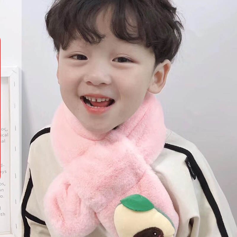 Écharpe D'Automne Et D'Hiver En Peluche Pour Enfant Motif Lapin De Dessin Animé Vww324[u3316