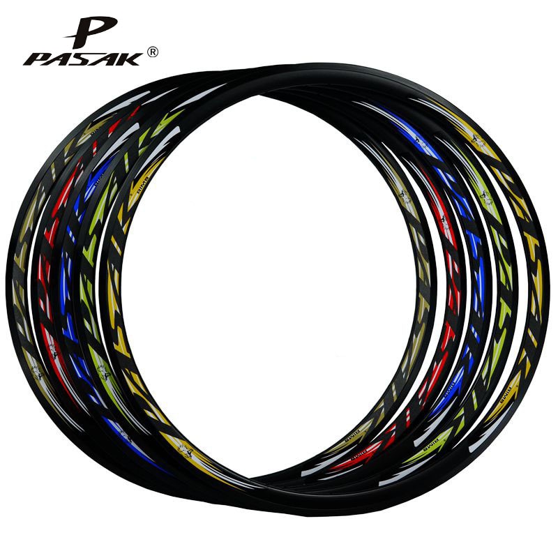 700C Road Bicycle Rims Road Bike Cycle 30mm Depth 19mm Width Bicycle Rims Aluminum Alloy Wheels Clincher Ring 20 24 Holes Matte