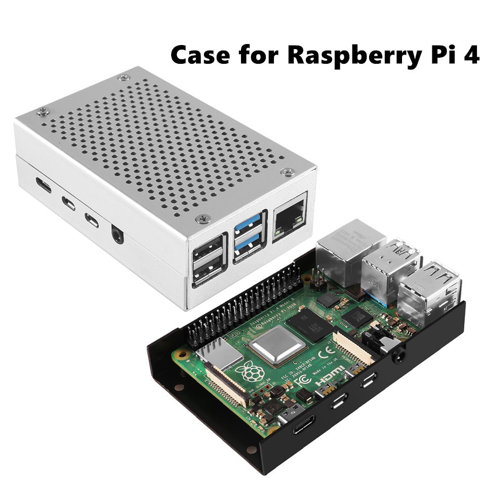 Latest Aluminum case for Raspberry Pi 4 Model B