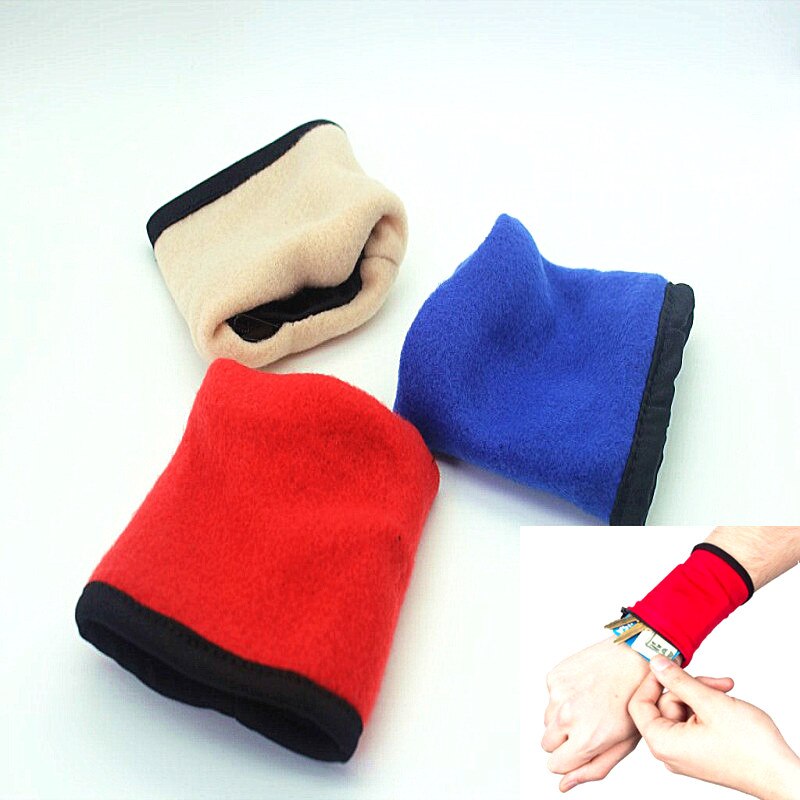 Zipper Wrist Wallet Pouch Running Sports Arm Band Bag for MP3 Key Card Storage Bag Case Badminton Basketball Wristband Sweatband