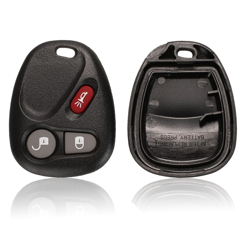 jingyuqin 3 Buttons No Chip Blank Remote 2 + 1 Panic Key Shell Case Cover For Buick Hummer H3 GMC For Chevrolet Colorado Isuzu: G