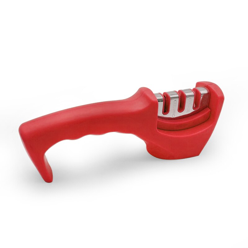 knife sharpener Knife Sharpener Sharpening ToolSharpens Kitchen Chef Knives Knives Sharpener knife sharpner: Red