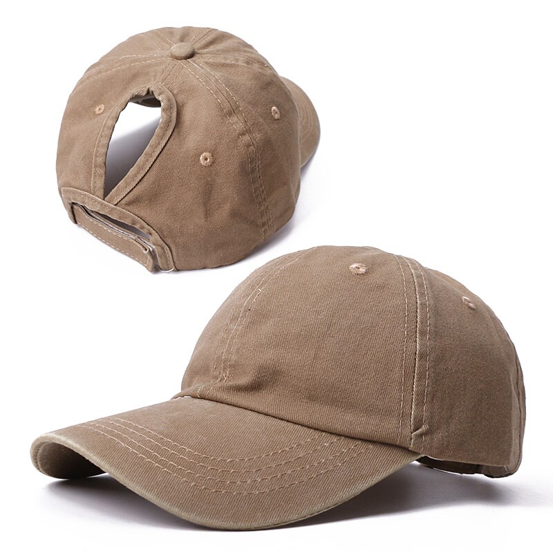 Dames baseballpet voor dames, heren, lente retro hiphop pet, paardenstaart pet, zwarte zomerhoeden, outdoor reizen, klittenband verstelbaar: En