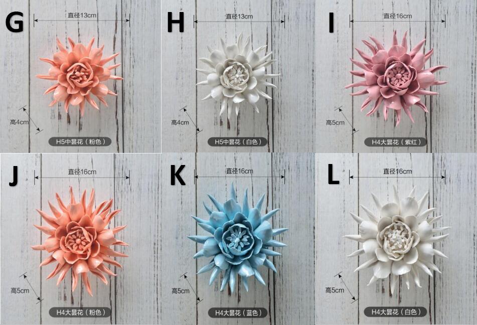 Væg blomsterfad boligindretning vintage håndværk epiphyllum dekorativ porcelæn dekorativ tallerken håndværk værelse dekoration figur
