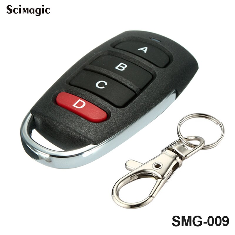 BENINCA TO.GO 2WP / TO.GO 4WP garage door remote control 433MHZ fixed code gate control clone command key fob: SMG-009