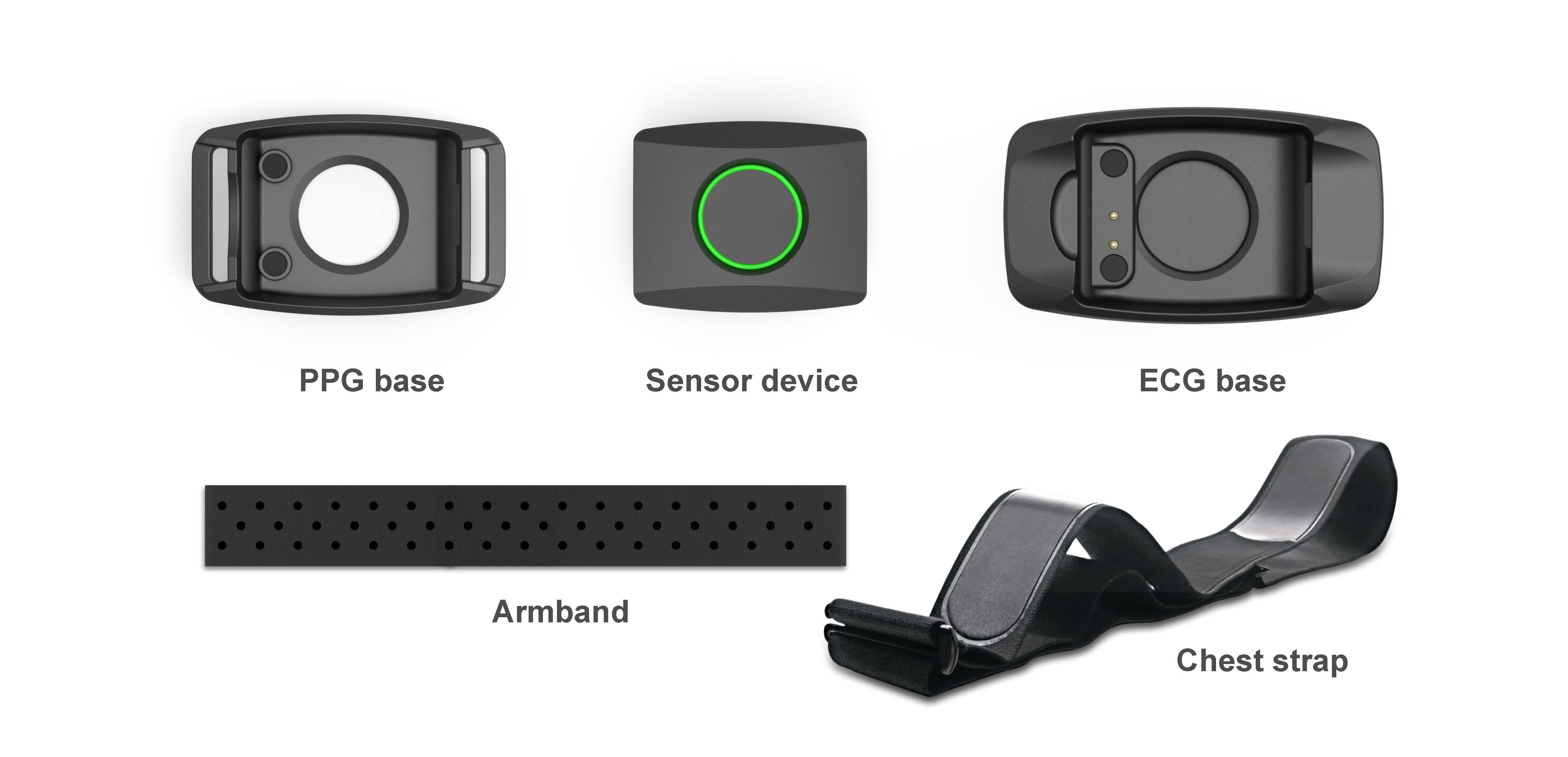 Trileek novo produto ppg + ecg braçadeira bluetooth ant 2 em 1 monitor de freqüência cardíaca cinta peito ciclismo computador para wahoo polar sport