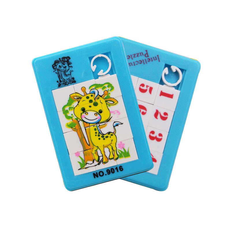 Huilong 3d Puzzles Animal Toys Children Kids Classic Puzzles Infant Children Plastic Sliding Grid Three-dimensional Random: HL19003D