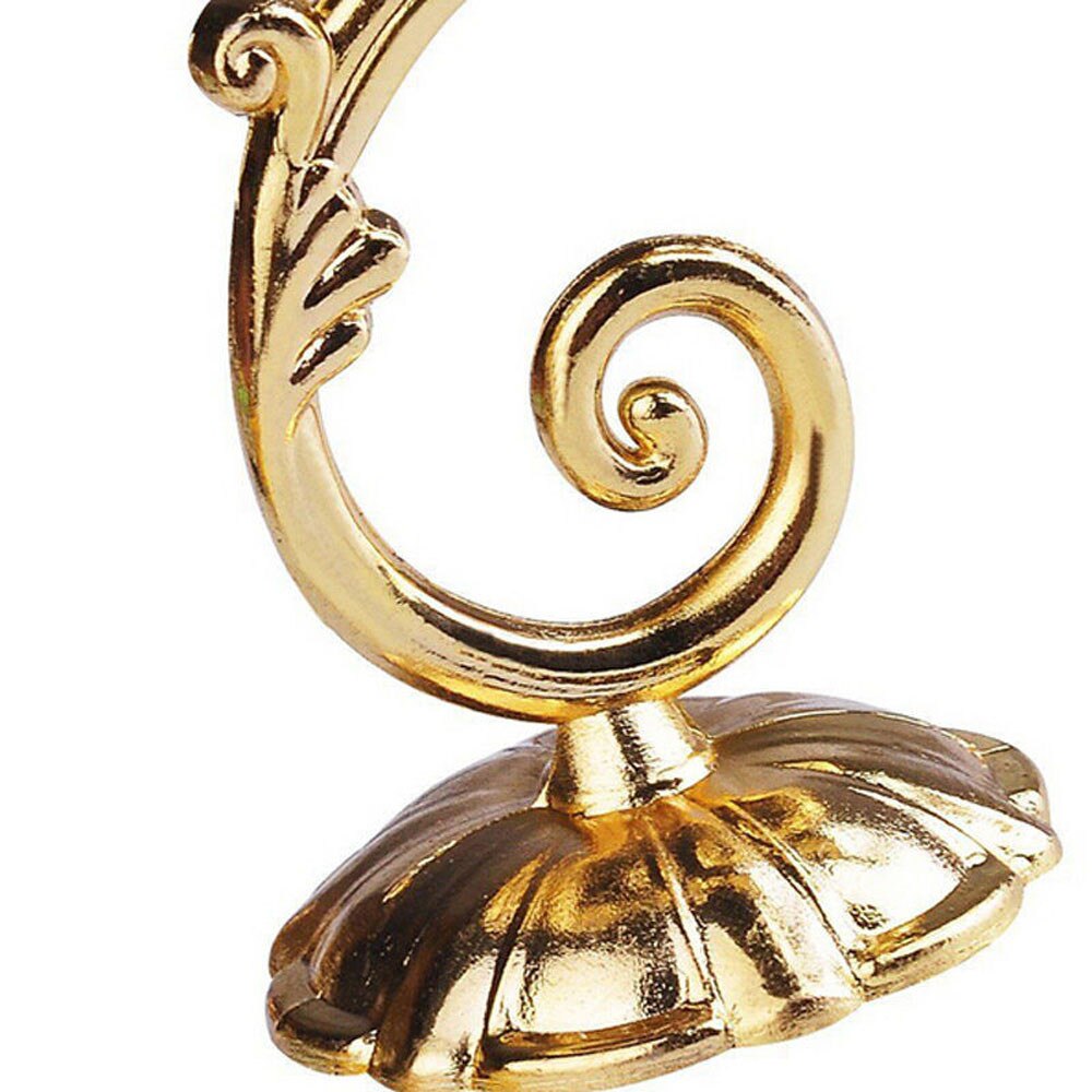 Classic Retro Hooks 2X Large Metal Crystal Glass Curtain Holdback Wall Tie Back Hanger Holder For Living room Curtain Decoration
