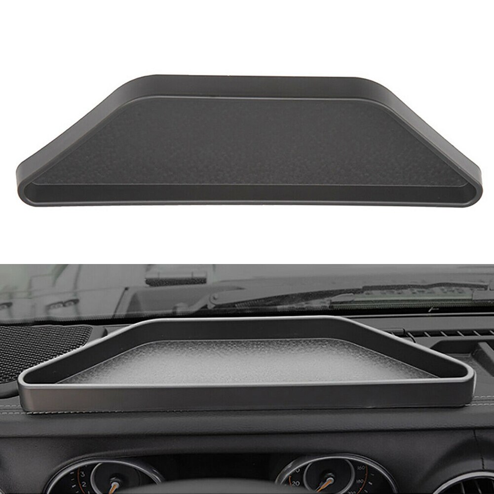 Car Dashboard Storage Box For Jeep Wrangler JL JLU -2022 Center Console Storage Box Black ABS Car Dashboard Storage Box