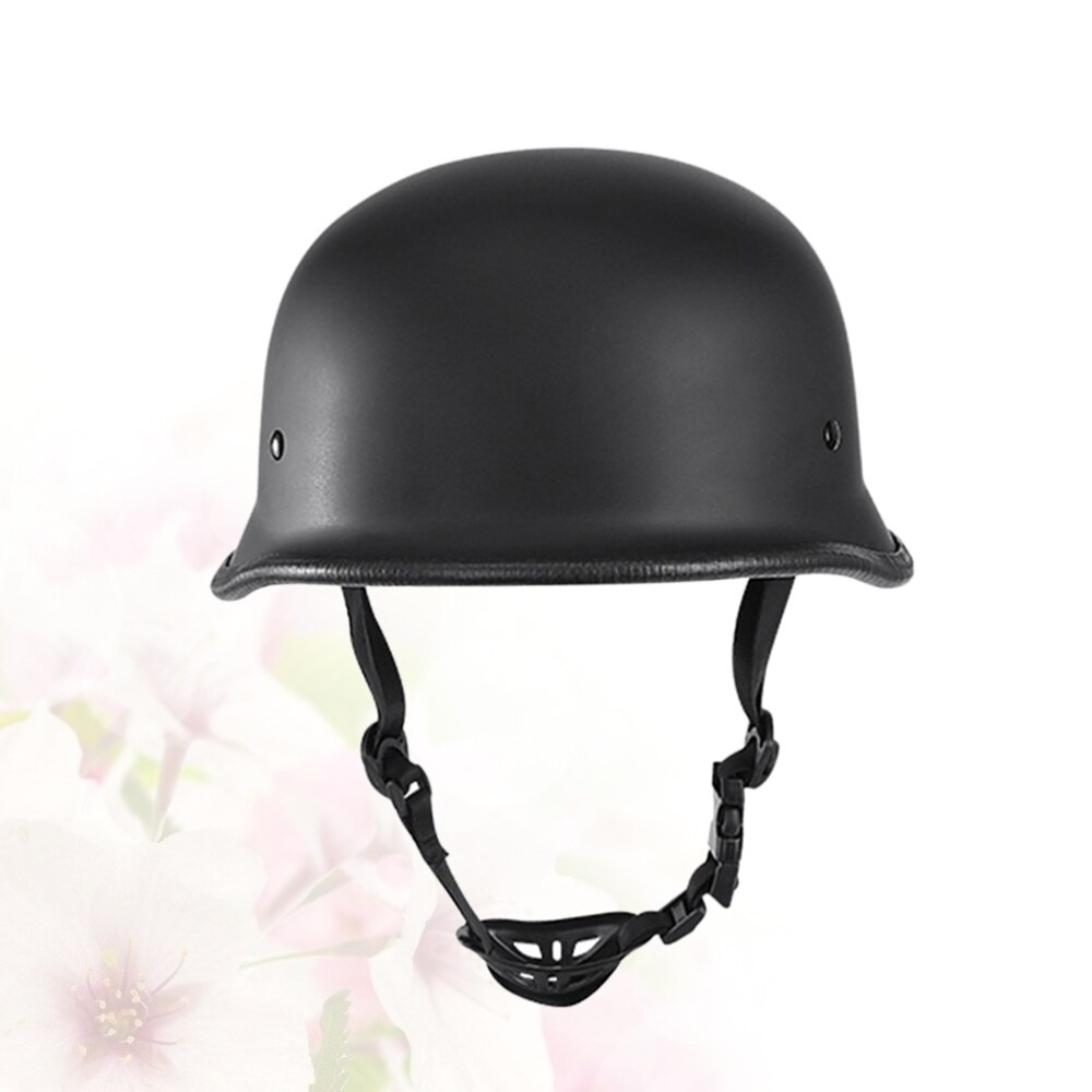 1PC Retro Cycling Helmet Outdoor Riding Half Helmet Motorcycle Locomotive Safety Helmet - Size M