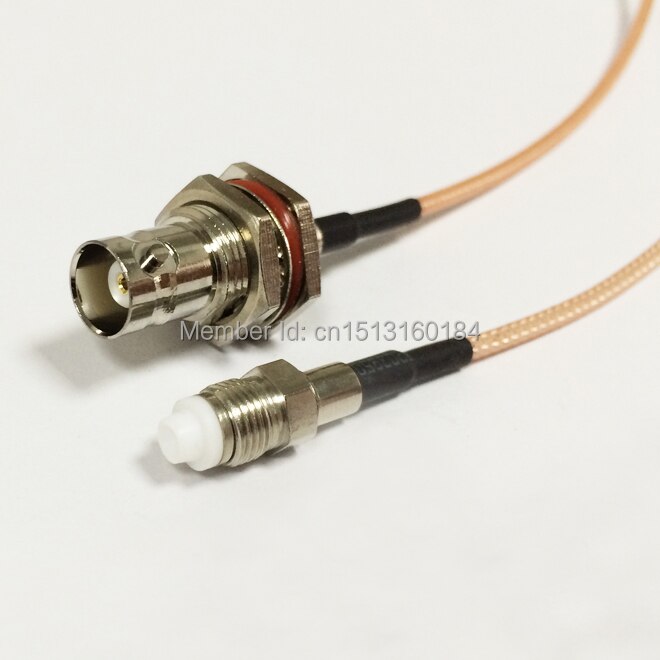 Modem coaxial Cable BNC Female Jack Connector To FME Female Jack Connector RG316 Cable 15CM 6inch Adapter