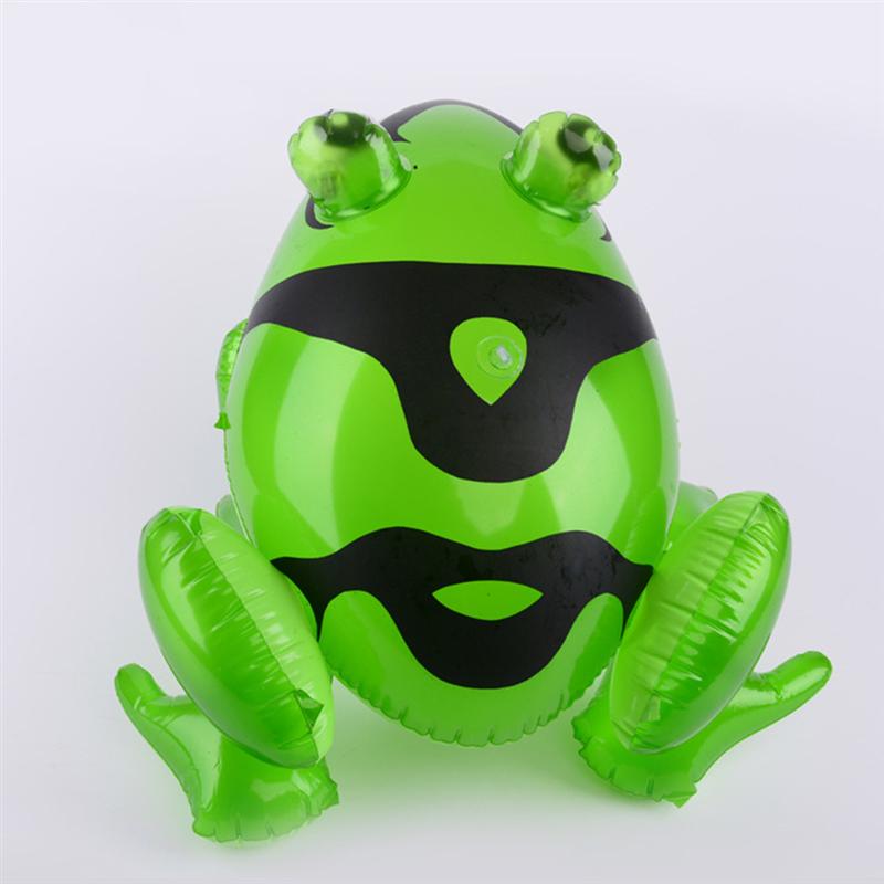 1 stücke Aufblasbare Frosch Lustige Nette mit Blinklicht Ebene Schlag hoch Spielzeug Party Favor Frosch für Kleinkind freundlicher freundlicher