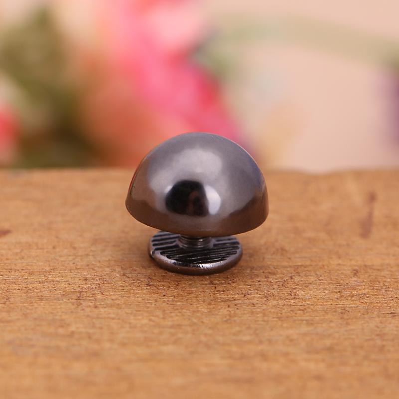 10 pièces dôme champignon Rivet pointe vis dos maroquinerie taches métallique bricolage Punk décoré vêtement décor