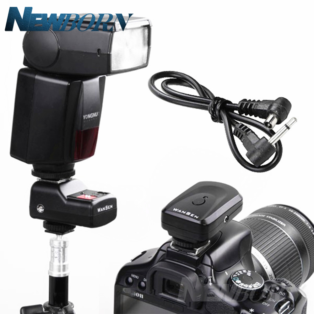 Flash Trigger 4 Kanalen Draadloze Radio Flash Trigger Sync Snelheid 1/250 s met ontvanger voor Canon Nikon Pentax DSLR