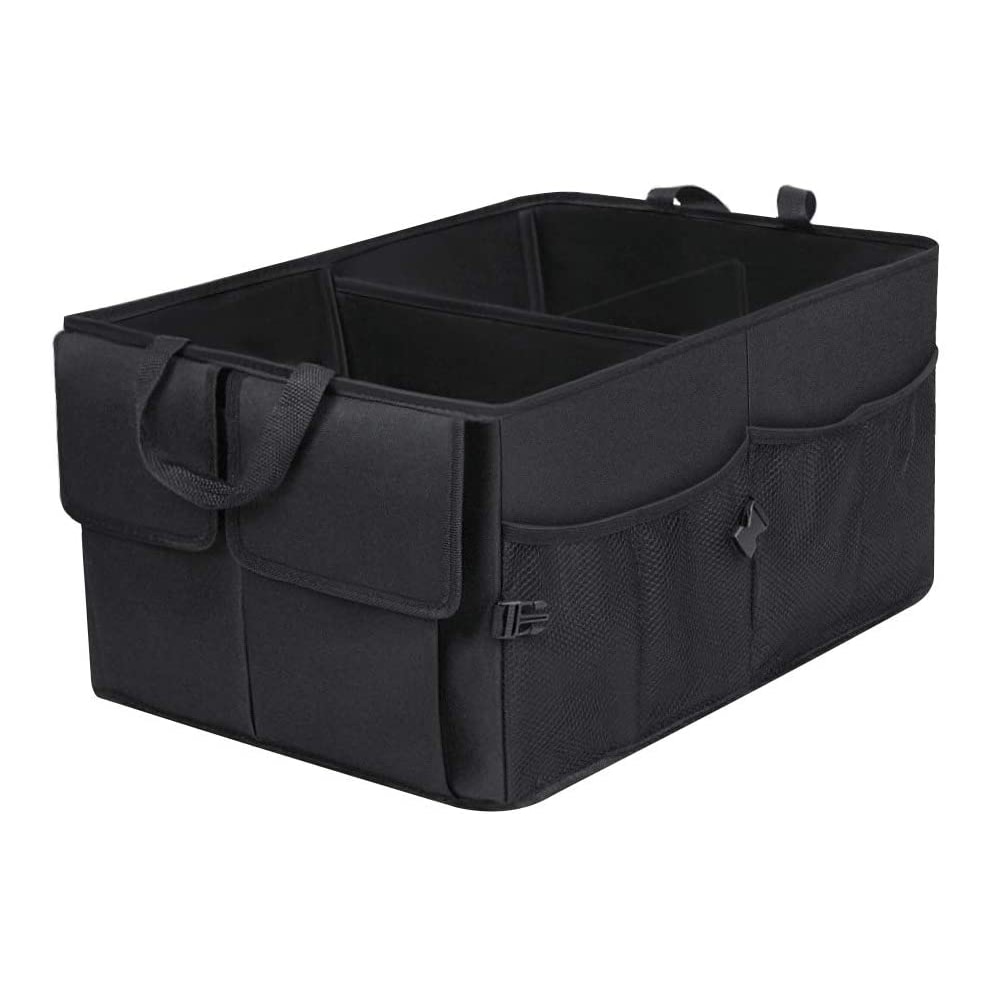 Car Trunk Organizer Case Auto SUV Traveling Cargo Multipurpose Collapsible Foldable Nylon Storage Container Box