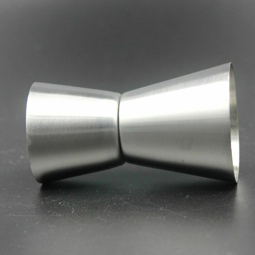 15/30ml Stainless Steel Measure Cup Jigger Single Double Shot Short Cup Tool Double Shot Cocktail Wine Measure Cups Durable Jugs